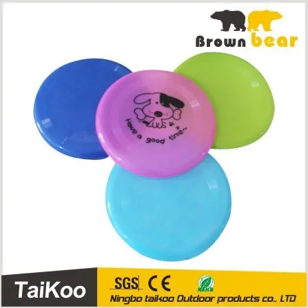 promotional dog frisbee with stock
