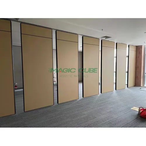 hotel soundproof wooden movable divider wall