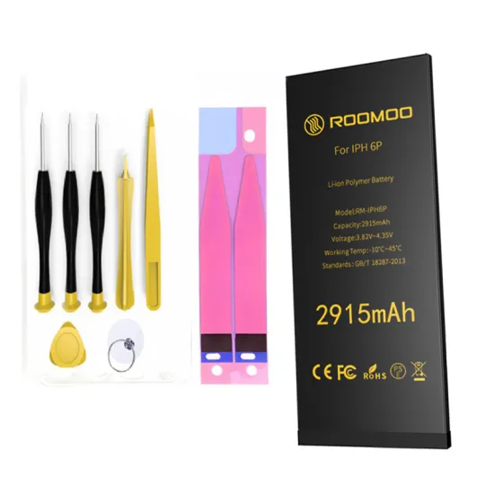 2021 new ROOMOO brand oem lithium li-polymer battery 2915mAh backup durable compatible battery for iphone 6P
