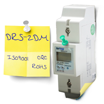 DRS-2DM Modbus protocol 2 modules single phase DIN Rail energy meter