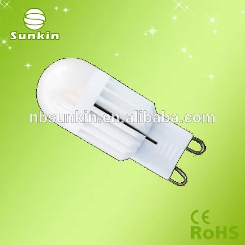 Trade assurance ceramic body 3.5W g9 led lamp with 3years warranty