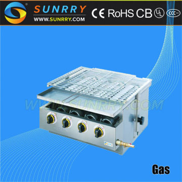 Gas barbecue grill machine with 10.3 kw portable barbecue euro grill (SUNRRY SY-BR280B)