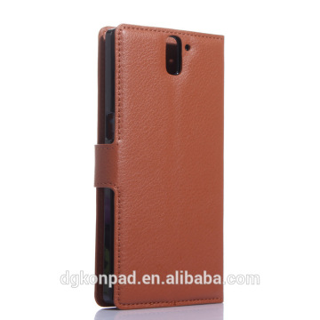 Wallet fancy leather shockproof case cover for oneplus one