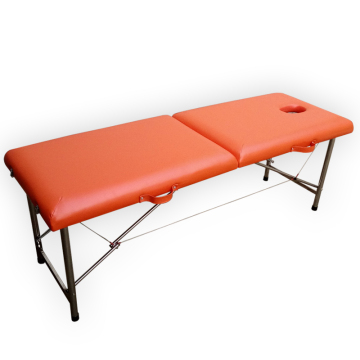 Portable lightweight massage table with steel frame