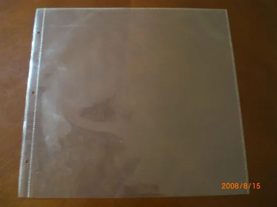 Flat Bags Sides Resealable Stationery Packaging Clear Plastic Packaging Bags