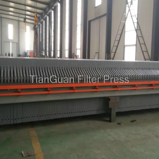 Mechanical Sewage Chamber Plate Filter Press