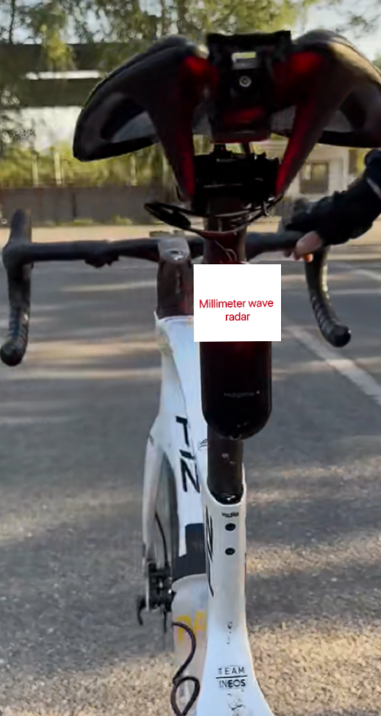 Millimeter-Wave Radar install on bike