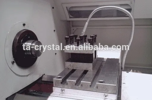 china micro cnc lathe machine with feeder CK0640A