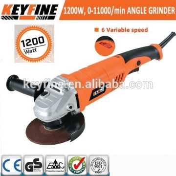 New Long handle and 1200W angle grinder with varible speed