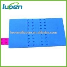 round and square blocks silicone book cover,soft book cover of factory price