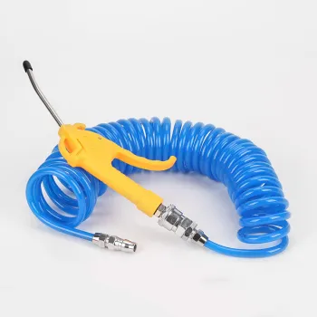 High Pressure Pneumatic Spring PU Air Hose - 8mm Inner Diameter, 5mm Wall Thickness, 6M Length: Ideal for Air Brake Systems, Trailers, and Blow Guns