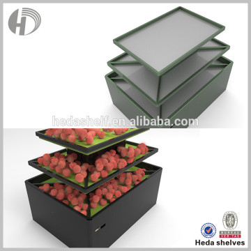 High-class supermarket fruit display promotion counter
