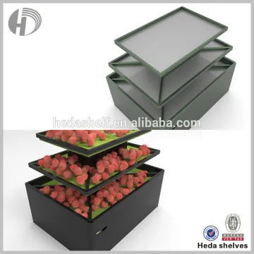High-class supermarket fruit display promotion counter