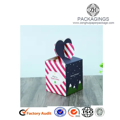 Christmas Eve gift apple packaging box foldable