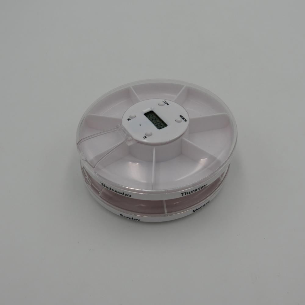 Caja de alarma de medicina electrónica portátil de plástico