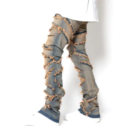 Men's Stacked Jeans Trousers