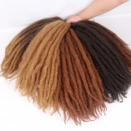 RTS  Straight Synthetic Soft Two Tone Wholesale Colors Cuban Twist Crochet Marley Price Afro Kinky Bulk Braids