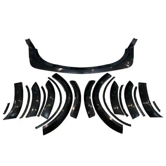 Demon Style Front Lip with Wide Fender Flares for 2015-2022 SRT Charger