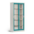 Fashion Glass Sliding Door Metal File Cabinet