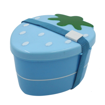 Strawberry Shape Custom Leakproof Lunch Box for Kids