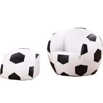 Leather Kids' Sofas: Soccer, Football Themes Included