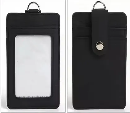 Blue Leather Bifold Business Card Holder by Bellroy