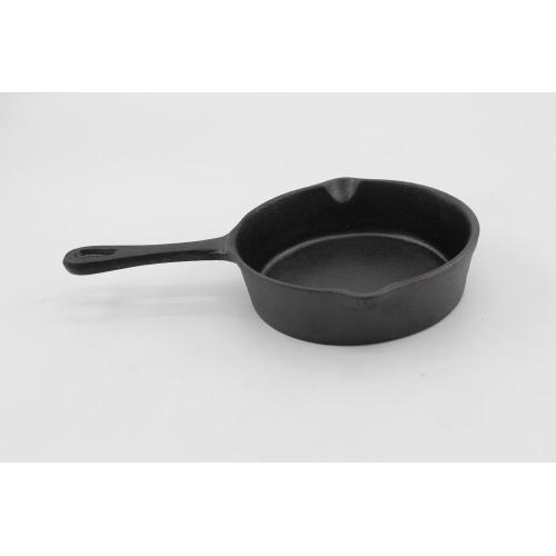 pre-seasoned coating camp skillet