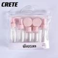 8pcs Skincare Products Travel Size Toiletries Bottle Set