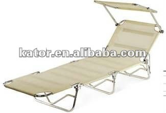 Folding Beach Chair With Sunshade