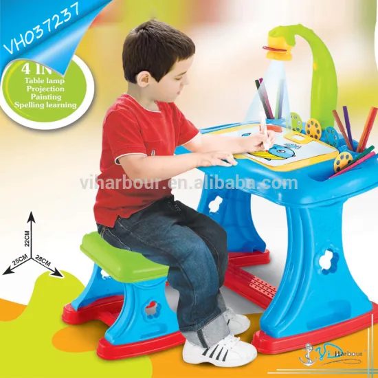 Kids New Products 2016 Drawing Projection Toy Table 4 in 1