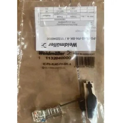 Weidmuller RJ45 Connector 1132040000 - Gold Modular Plug for Cat6a Network Lines