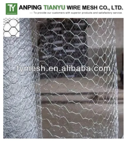 Hexagonal wire mesh/galvanized hexagonal wire mesh /chicken mesh/10mm, 13mm, 20mm, 25mm