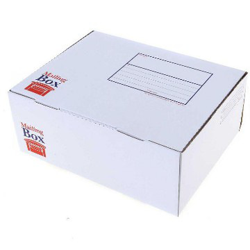 Brown Lined Corrugated Mail Box