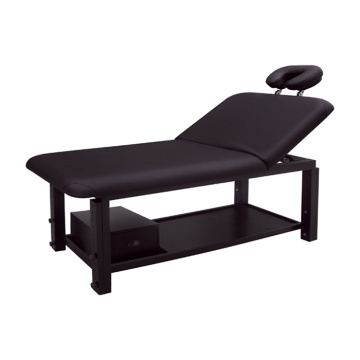 Salon Black Wooden Facial Bed Frames