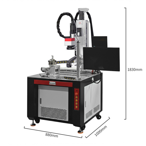 Máquina automática compacta da limpeza do laser do pulso de Galvo de Zixu para a remoção do revestimento da pintura da camada do óxido de óleo da oxidação do metal