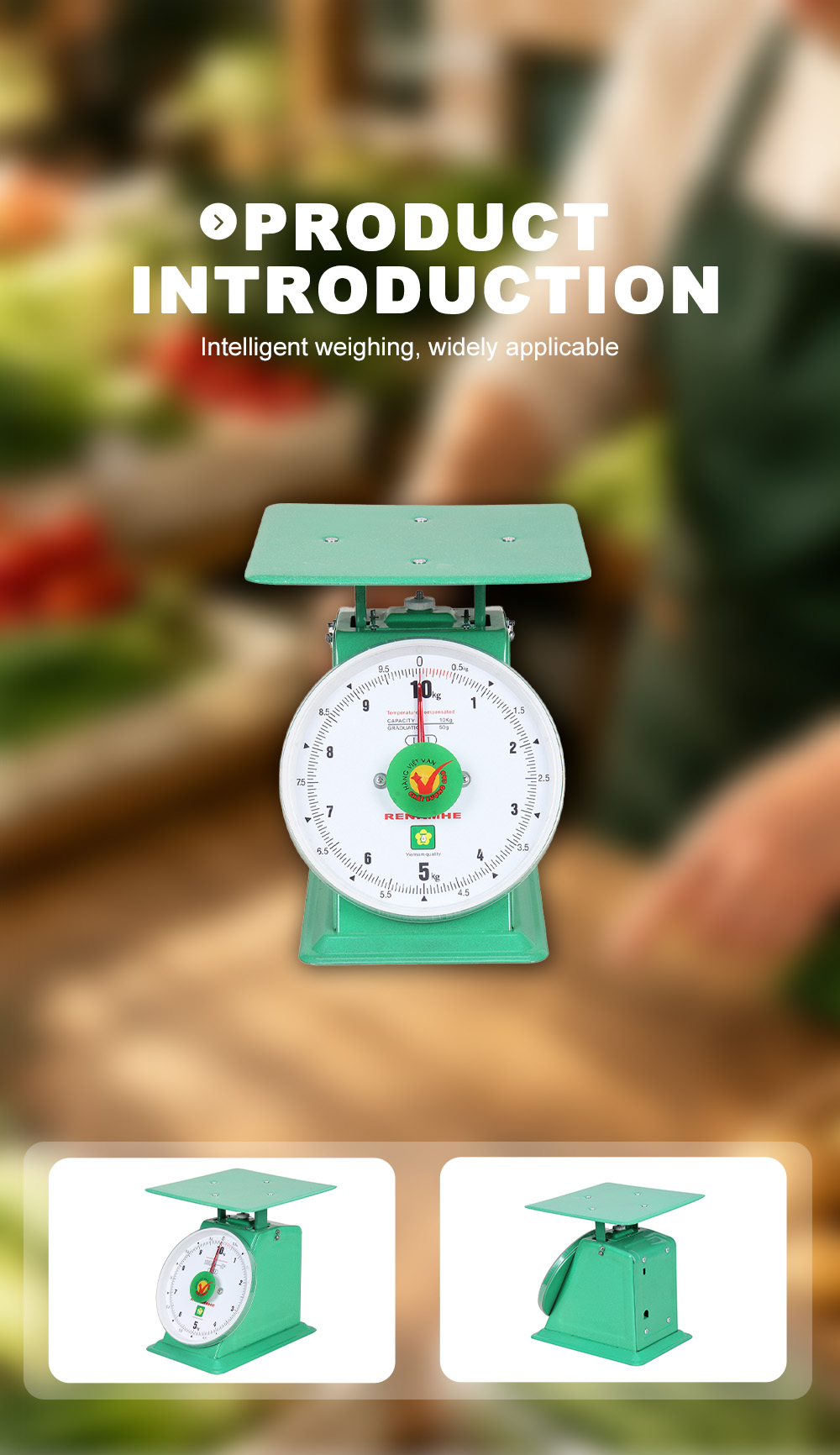 RH‑010 10Kg Mechanical Spring Scale With Flat Platform x