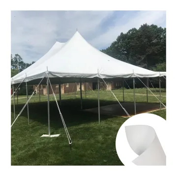 Blackout Tent Tarpaulin, PVC Coated Fabric for Wedding, Events, and Party Canopies