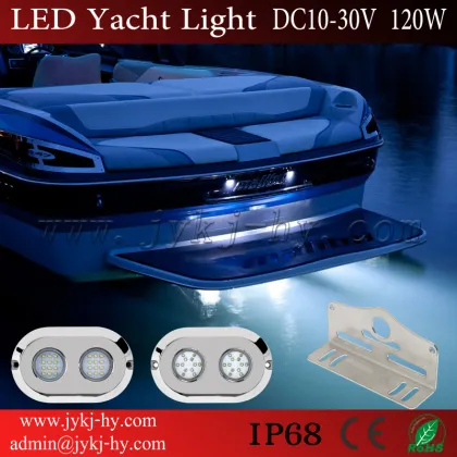 316L Marine Stainless Steel 120W marine underwater led lights