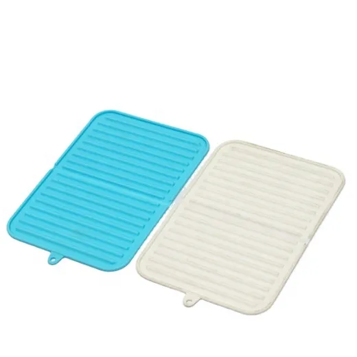 Wholesale Collapsible Silicone Dish Drying Mat - Heat Resistant and Non-slip