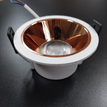 Downlight LED in oro bianco da 5W 6500K - Nuovo design, alta qualità