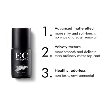 Best Quality Matte Velvet Top Coat Nail Polish - 1kg Bulk UV LED Gel Polish