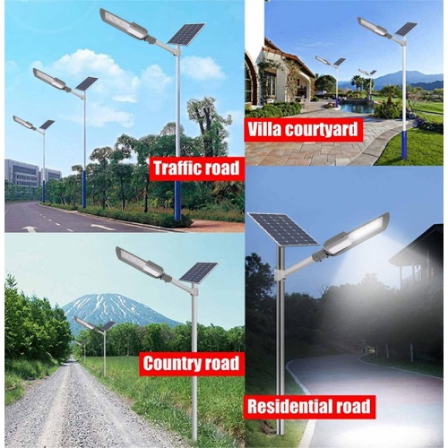 Dual white Color Solar Led Street Light IP66