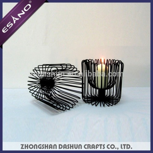 New design metal candle holder wrought iron candle holder