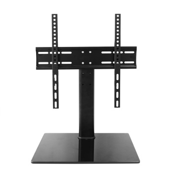 Mg wytrzymałą podstawę tabletopa stojak na płaskie ekrany - szklany szklany uniwersalny stojak na telewizję
