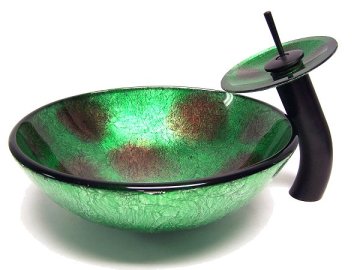 Wash Basin Glass BowlModern Bathroom Basin 4180