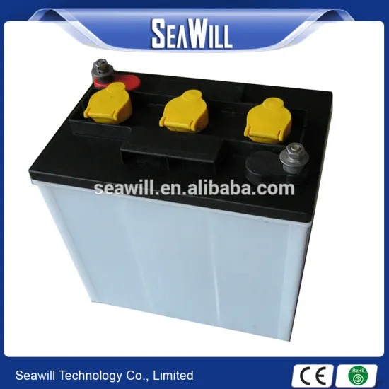 Tourist car battery (3-D-180) with black cap white case