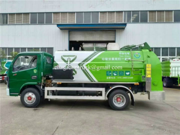 5 CBM garbage compactor garbage collection sanitation trucks