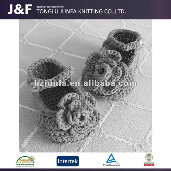 China Alibaba new design kintted korea baby shoes