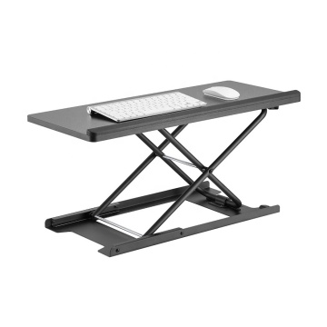 Adjustable Scissors Lift Keyboard Riser Stand Tray