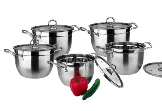 5-Piece Cooks Stainless Steel Cookware Set